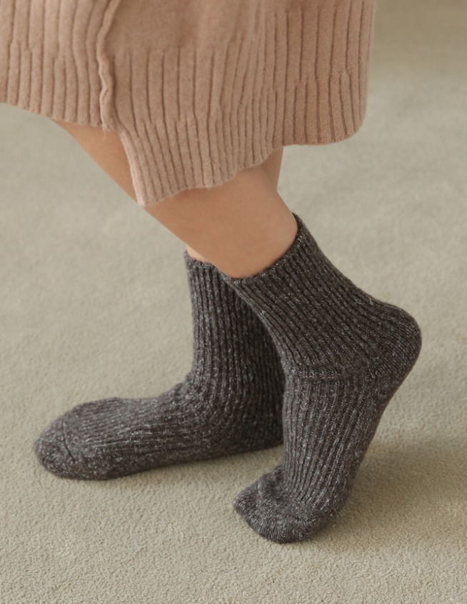 wool bokashi socks