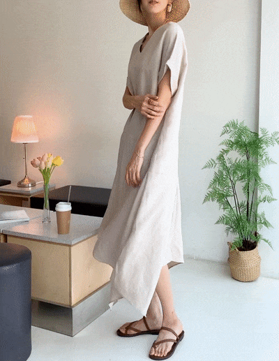 [SALE]joid linen dress