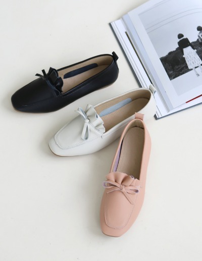 shirring loafers