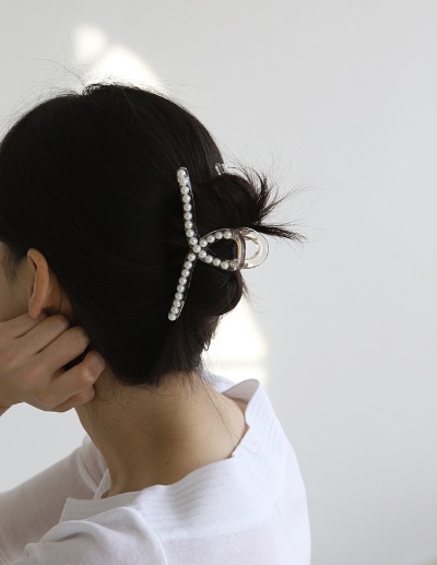 pearl hair clamps