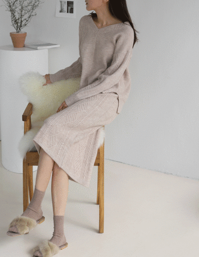 sensual knit set