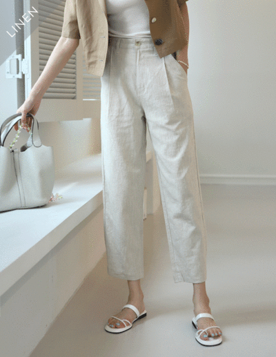 two-type linen pants