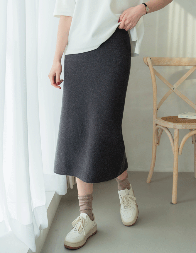 joy knit long skirt