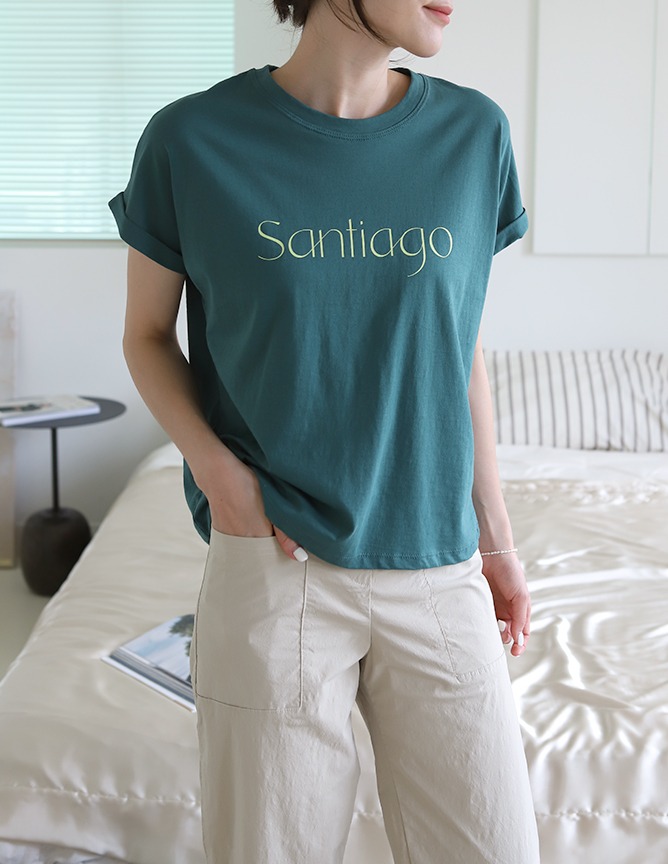 santiago roll-up t-shirt