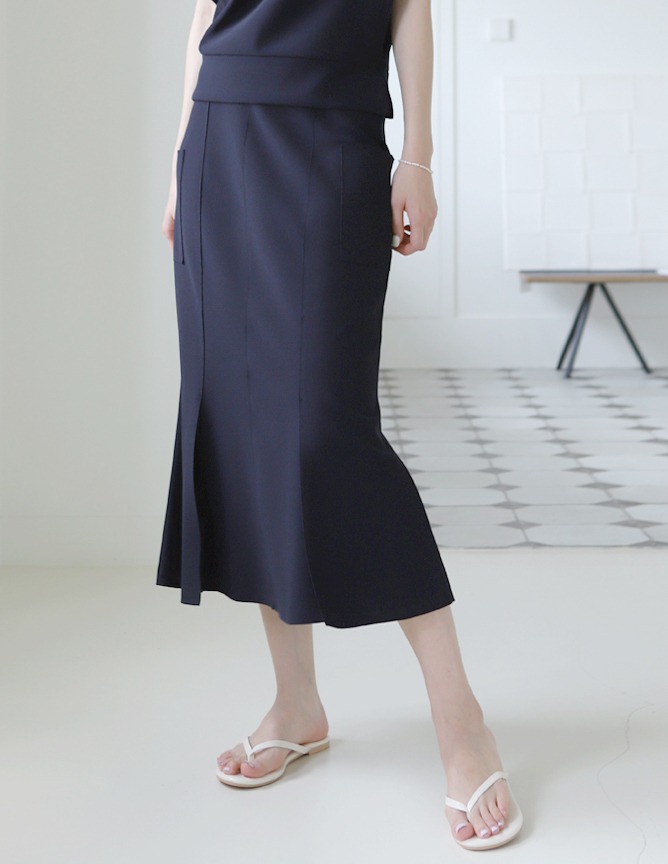 slit span skirt