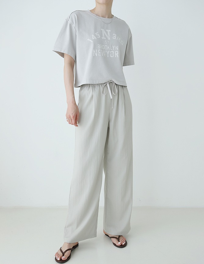 tra banding wide pants