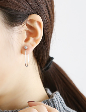 [SALE]rink earring (2type)