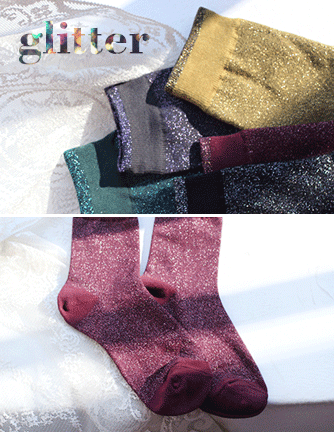 Glitter socks (2type)