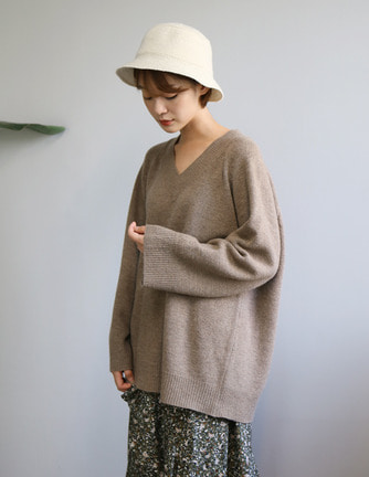 [SALE]wool v knit