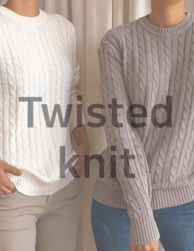 [SALE]basic twist knit