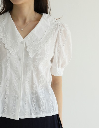 Caran embroidered blouse